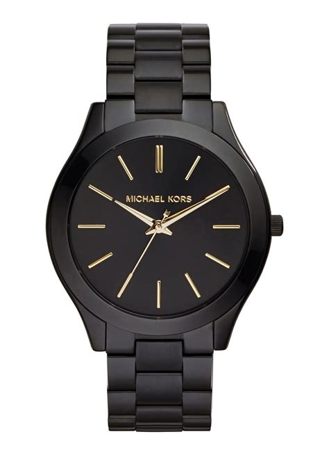 michael kors runway horloge zwart|Michael Kors watch.